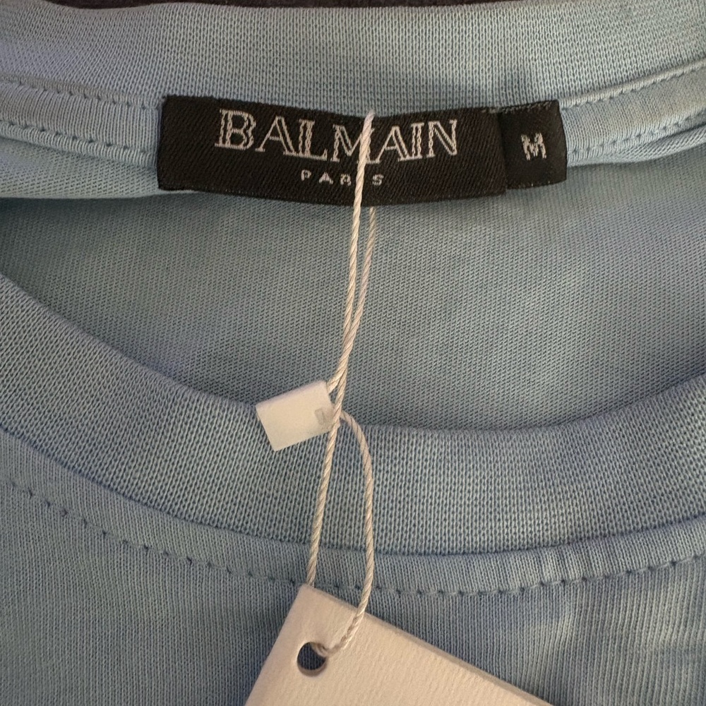 Balmain Sky Blue Tee